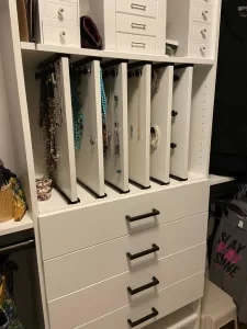 Reimagined closet – organized walk-in with drawers